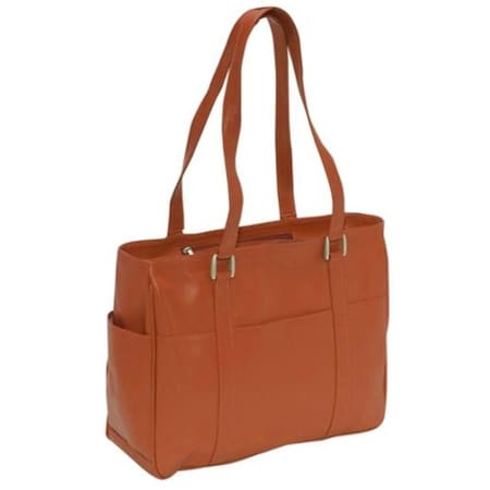 Piel Leather Small Shopping Bag - Saddle 8748
